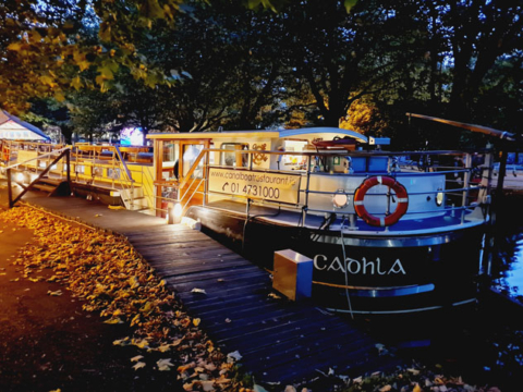 barge - canal boat restaurant dublin